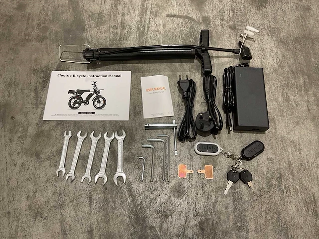 Ouxi v8 ultra zwart elektrische fiets - afbeelding 13 van  22