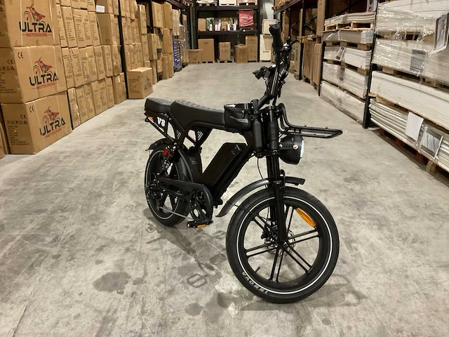Ouxi v8 ultra zwart elektrische fiets - afbeelding 16 van  22