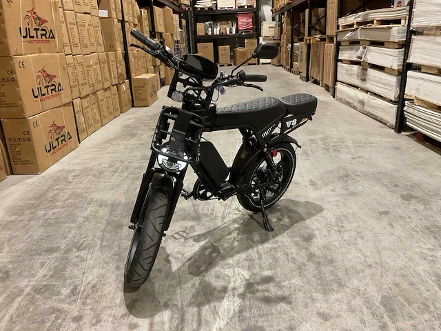 Ouxi v8 ultra zwart elektrische fiets - afbeelding 1 van  14