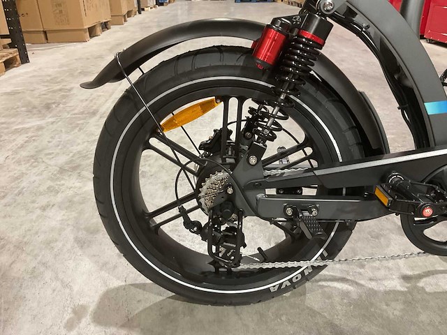 Ouxi vifa q8 grey elektrische fiets - afbeelding 25 van  27