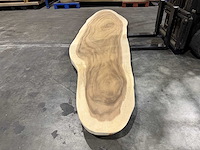 Ovaal boomstam tafelblad 345cm. - afbeelding 4 van  4