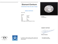 Ovaal briljant van 4.50 carat (gecertificeerd) - afbeelding 3 van  5