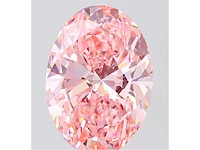 Ovaal geslepen diamant 3.01 carat gecertificeerd - afbeelding 1 van  4