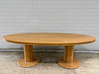 Ovaal houten tafel - afbeelding 3 van  6