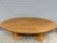 Ovaal houten tafel - afbeelding 4 van  6