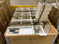 Ovaal rond rozet deurknopset (120x) - afbeelding 3 van  6