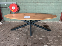 Oval dining table, actona, heaven, bruin - afbeelding 1 van  4