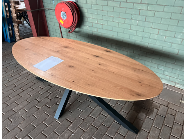 Oval dining table, actona, heaven, bruin - afbeelding 2 van  4