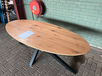 Oval dining table, actona, heaven, bruin - afbeelding 2 van  4