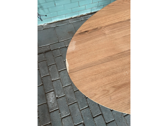 Oval dining table, actona, heaven, bruin - afbeelding 3 van  4