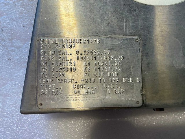 Oval micro motion flowmeter dn15/pn40 - afbeelding 5 van  7