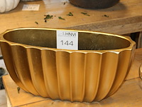 Ovale bloemenvaas breedte 42 cm. - afbeelding 1 van  2