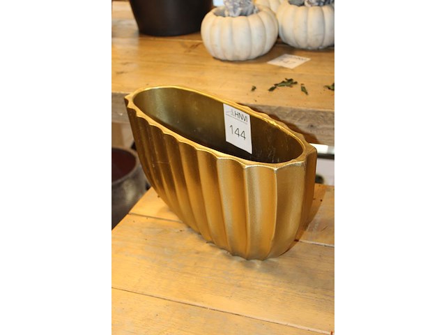 Ovale bloemenvaas breedte 42 cm. - afbeelding 2 van  2