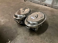 Ovale chaving dishes (2x) - afbeelding 1 van  5