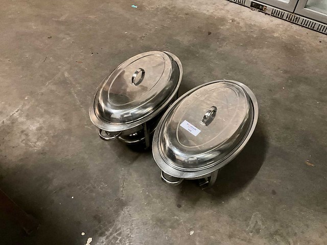 Ovale chaving dishes (2x) - afbeelding 2 van  5
