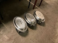 Ovale chaving dishes (3x) - afbeelding 2 van  5