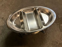 Ovale chaving dishes (3x) - afbeelding 2 van  2