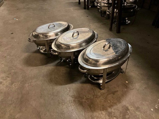 Ovale chaving dishes (3x) - afbeelding 1 van  5