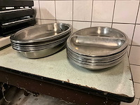 Ovale chaving dishes inzetbakken (18x) - afbeelding 5 van  5