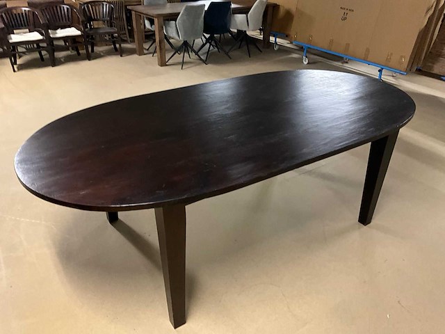 Ovale eetkamertafel 240cm - afbeelding 7 van  8