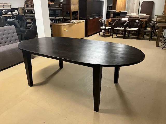 Ovale eetkamertafel 240cm - afbeelding 4 van  7