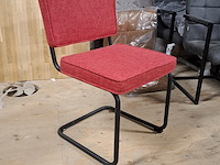 Ovale eetkamertafel met 4x stoel - afbeelding 5 van  7