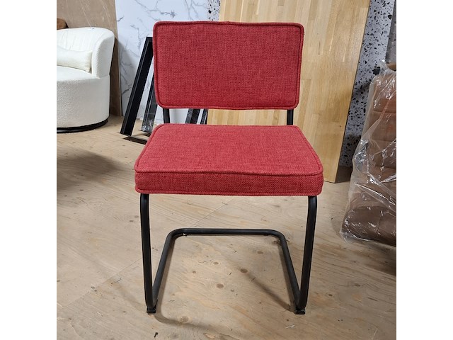 Ovale eetkamertafel met 4x stoel - afbeelding 6 van  7