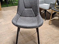 Ovale eetkamertafel met 4x stoel - afbeelding 5 van  6