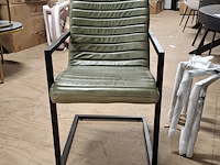 Ovale eetkamertafel met 4x stoel - afbeelding 5 van  6