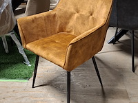 Ovale eetkamertafel met 4x stoel - afbeelding 7 van  7