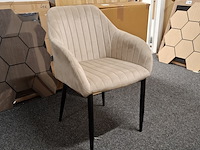 Ovale eetkamertafel met 4x stoel - afbeelding 5 van  7