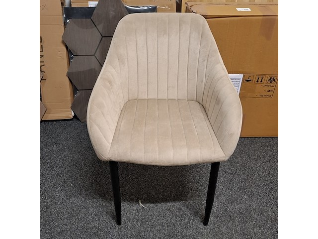 Ovale eetkamertafel met 4x stoel - afbeelding 6 van  7