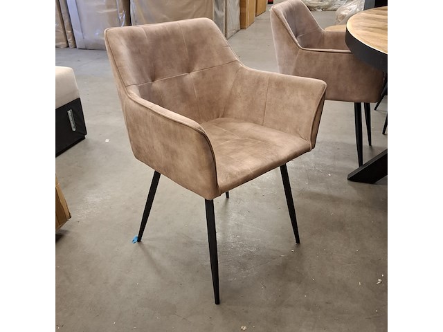 Ovale eetkamertafel met 5x stoel - afbeelding 5 van  9