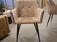 Ovale eetkamertafel met 5x stoel - afbeelding 6 van  9