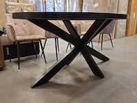 Ovale eetkamertafel met 5x stoel - afbeelding 9 van  9