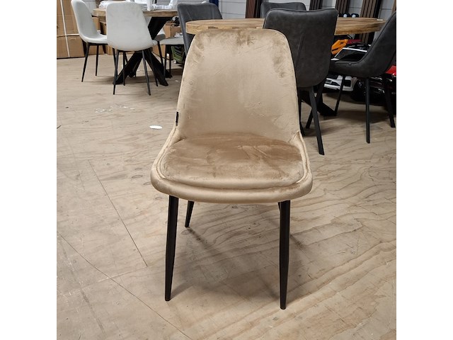 Ovale eetkamertafel met 6x stoel - afbeelding 5 van  7