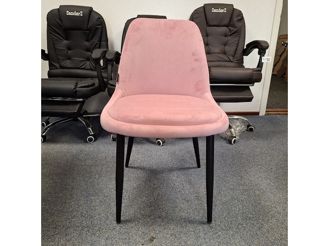 Ovale eetkamertafel met 6x stoel - afbeelding 8 van  9