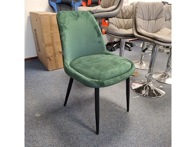 Ovale eetkamertafel met 6x stoel - afbeelding 5 van  9