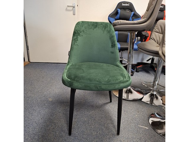 Ovale eetkamertafel met 6x stoel - afbeelding 6 van  9