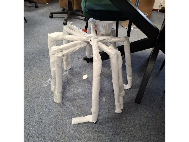 Ovale eetkamertafel met 6x stoel - afbeelding 8 van  9