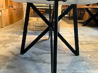 Ovale eetkamertafel met marmeren blad - afbeelding 3 van  11