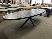 Ovale eetkamertafel - afbeelding 5 van  8