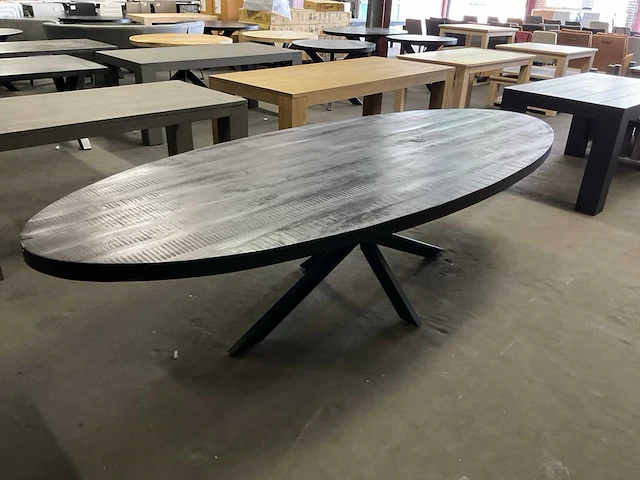 Ovale eetkamertafel - afbeelding 6 van  8
