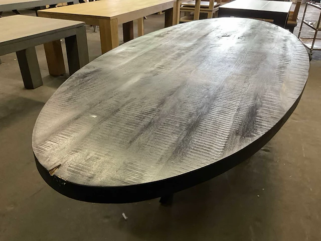 Ovale eetkamertafel - afbeelding 8 van  8