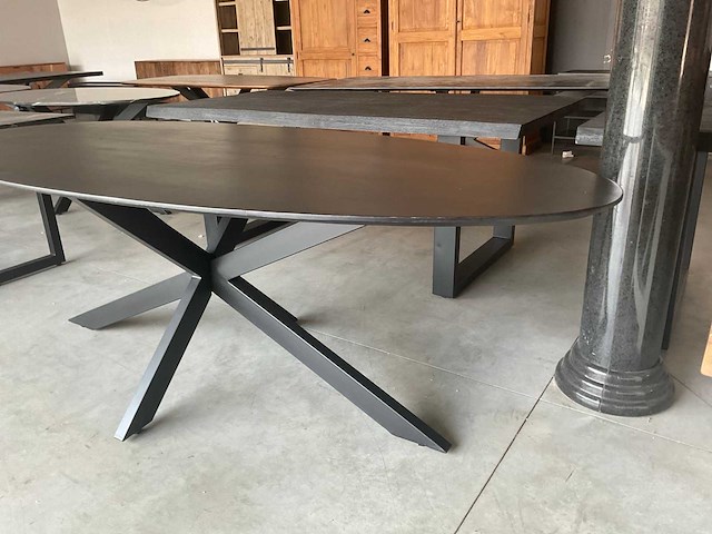 Ovale eetkamertafel - afbeelding 6 van  8