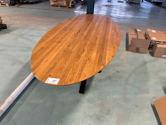 Ovale eetkamertafel - afbeelding 3 van  5
