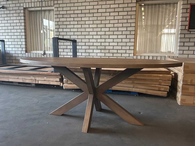 Ovale eetkamertafel - afbeelding 6 van  11