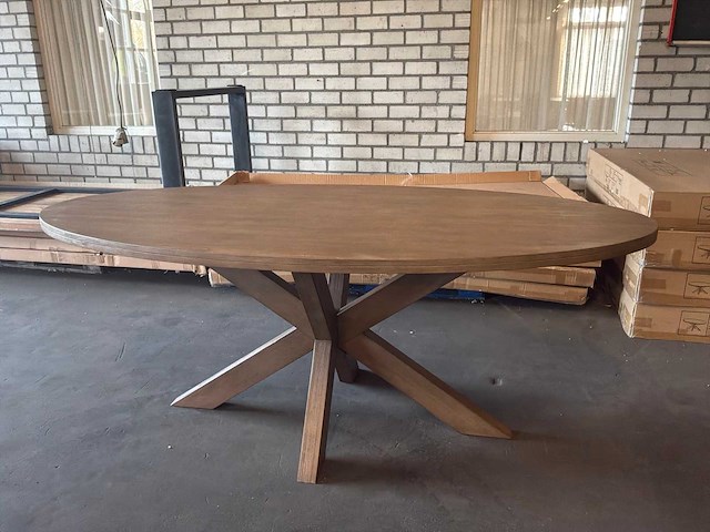 Ovale eetkamertafel - afbeelding 8 van  11