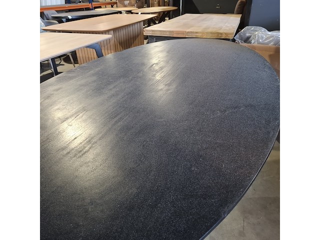 Ovale eettafel, hsm , zwart, 2025 - afbeelding 6 van  6