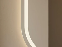 Ovale led badkamerspiegel 140×45 cm – anti-condens & 3 lichtkleuren vidi, hakon - afbeelding 2 van  4